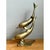 Brass Vintage Brass Dolphin Sculpture For Sale - Image 8 of 12