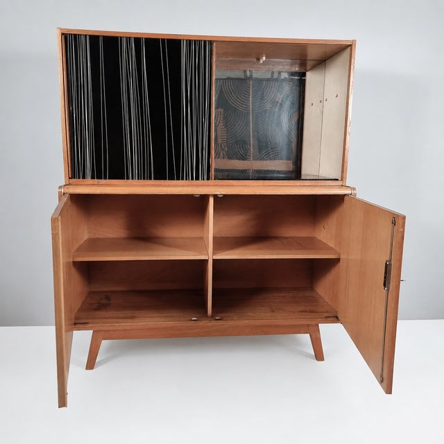 Vintage Display Cabinet by Hubert Nepozitek and Bohumil Landsman for Jitona, 1960s, in Good conditions. Designed 1960 to...