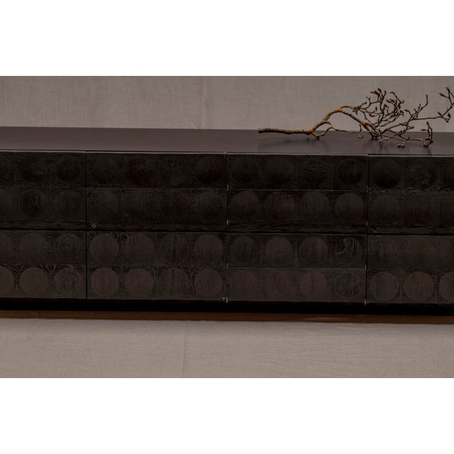 Brutalist Sideboard by J. Batenburg for M.I., Belgium 1970s For Sale - Image 9 of 15