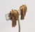 1950s goldtone fringe of goldtone chains clip earrings. Marked "NAPIER PAT. PEND." Measure: 1 3/8 inches long by 7/8...