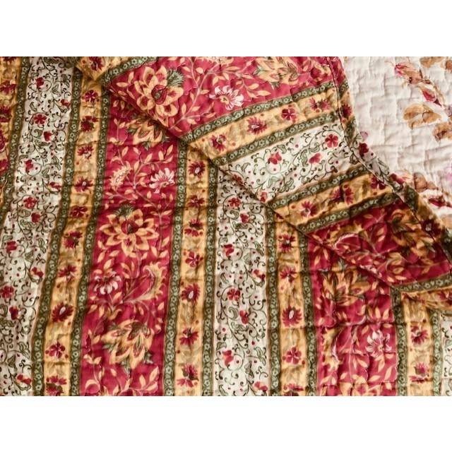 French Cotton Bouitis Quilt For Sale - Image 12 of 15