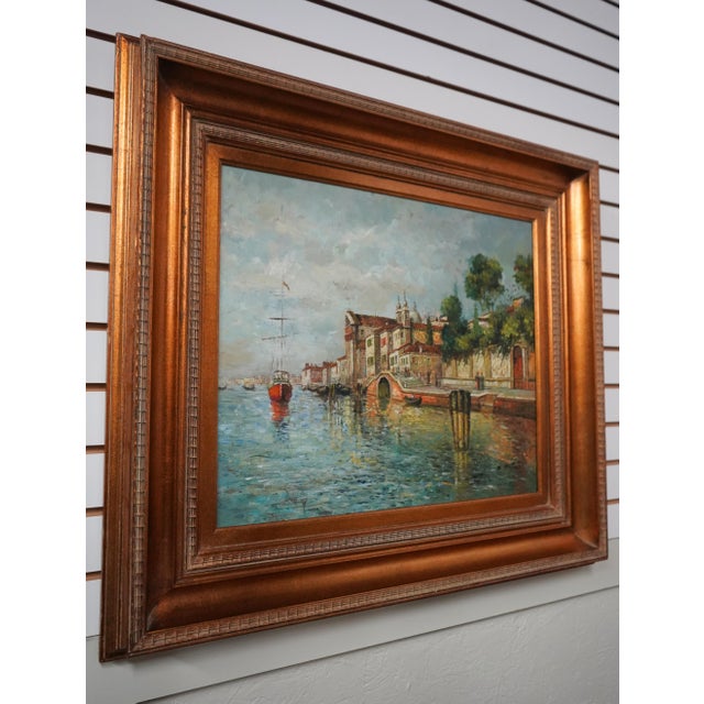 Age: Approx. 40 Years Old Details: Vibrant Colors & Details Artist Signed Quality Construction Nice Gold Finish Wood Frame...