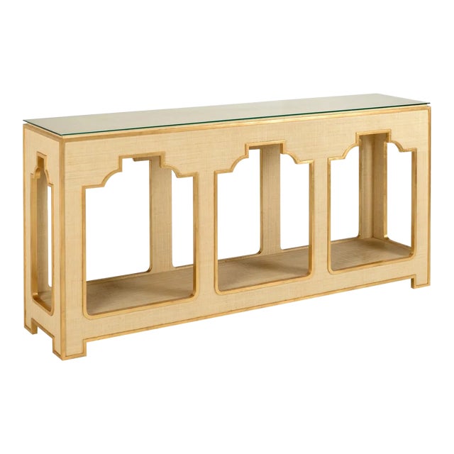 Chelsea House Yangon Console in Cream For Sale