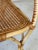 Vintage Coastal Rattan & Cane Two-Tier Side Table For Sale - Image 9 of 12
