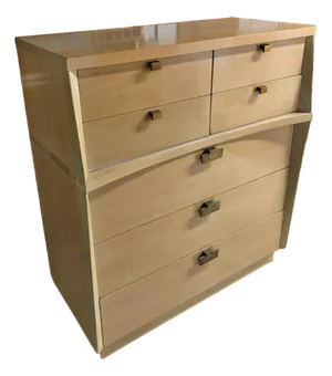 Mid 20th Century Bleached Mahogany American of Martinsville Mid Century Modern Chest of Drawers