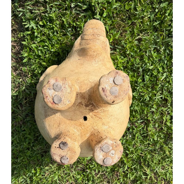 Vintage Large Ceramic Elephant Planter For Sale - Image 10 of 12