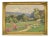 Latgale Landscape, Oil on Board, 20th Century For Sale