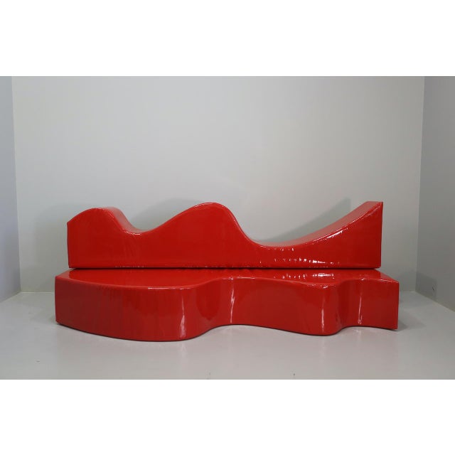 Superonda Upholstered Sofa by Archizoom for Poltronova Italia, 1967 For Sale - Image 12 of 17