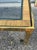 Wood Mid Century Modern Square Brass and Rattan Side Table - A Pair For Sale - Image 7 of 12