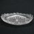 Antique Brilliant Cut Glass Serving Tray with Diamond Pattern C1890 Measures - 3" x 15 3/8" x 9 5/8"