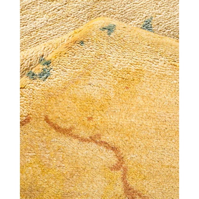 Textile Vintage Traditional Hand Knotted Wool Area Rug, Ivory - 7'10" X 10'0" For Sale - Image 7 of 9