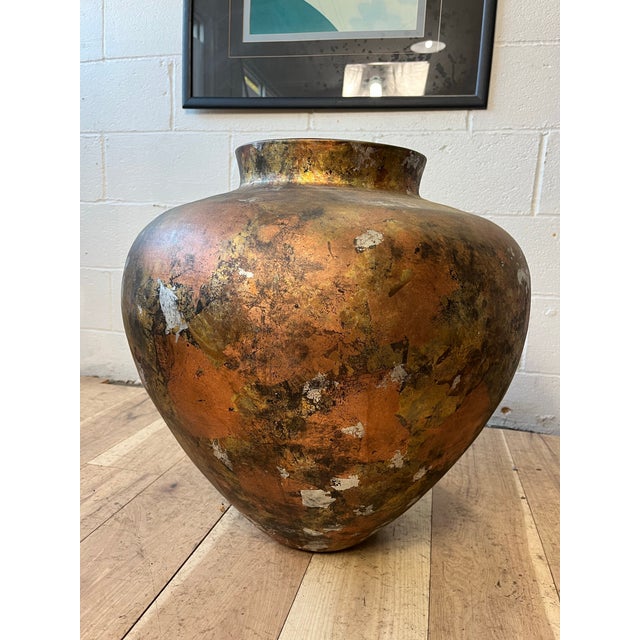 Ceramic Steven Kaye Post-Modern Floor Vase, Earthenware, Millennium Collection, 1989 For Sale - Image 7 of 10