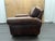 Rh Original Lancaster Leather Recliner Italian Brompton Leather | Cocoa | Down-Feather Fill For Sale - Image 11 of 18