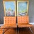 Wood Pair of Signed, Original Paintings by Lawrence Hollingsworth For Sale - Image 7 of 15