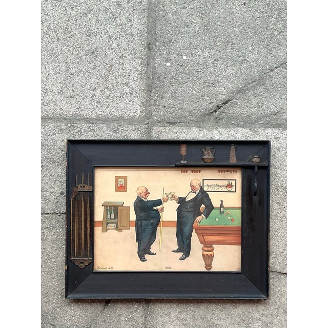 Black Vintage Boho Book Plate “Kiss” For Sale - Image 8 of 12