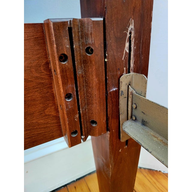 1980s Cherry Queen/Full Four-Poster Rice Bed For Sale - Image 16 of 18