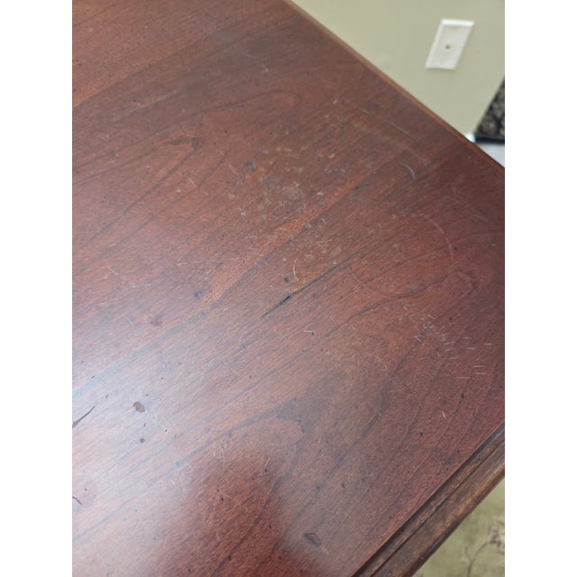 Chippendale Style Block Front 3 Drawer Nightstand Chest Bedside Table For Sale - Image 9 of 13