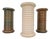 Vintage Scandinavian Ribbed Cylinder Vases, 1960s, Set of 3 For Sale