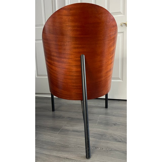 Brown 1980s Pratfall Chair by Philippe Starck Style For Sale - Image 8 of 8