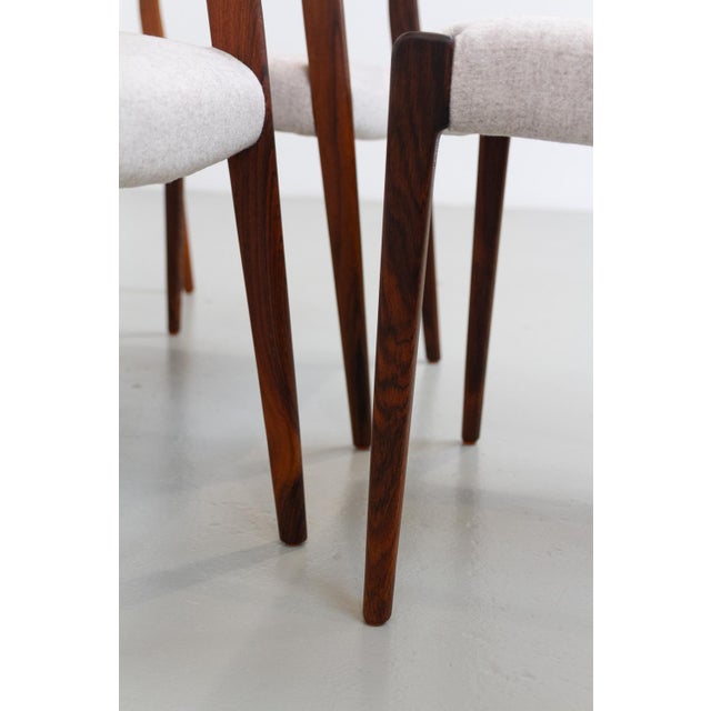 Danish Rosewood Chairs Model 71 by Niels O. Møller for J.L. Møllers, 1970s, Set of 6 For Sale - Image 10 of 18