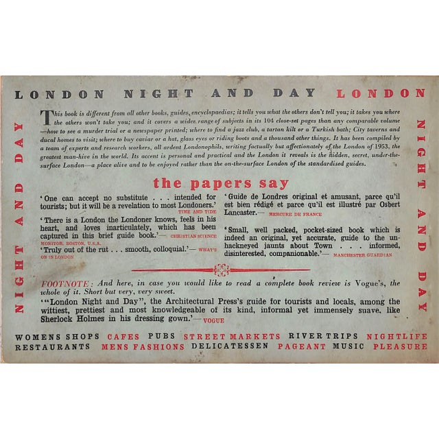 1950s "London Night and Day" 1953 Lambert, Sam [Edited By] For Sale - Image 5 of 9