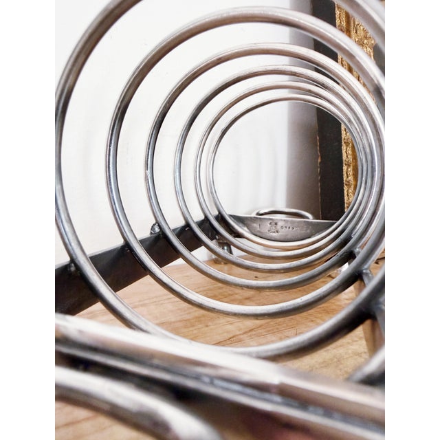 1910s Antique Silver Plated Toast Rack From the Del Monte Lodge in Pebble Beach Ca For Sale - Image 5 of 8