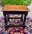 Antique English Footstool Bench Stool Joint Stool Turned Leg Carved Oak C. 1900 For Sale - Image 11 of 12