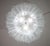 1970s Taormina, Large Size Murano Clear Trasparent Vintage Glass Ceiling Light For Sale - Image 13 of 15