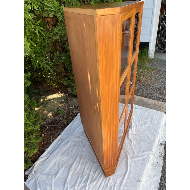 Mid-Century Modern 1960s Arne Wahl Iversen for Vinde Mobelfabrik Danish Modern Teak Corner Display Cabinet Bar For Sale - Image 3 of 10