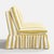 Not Yet Made - Made To Order Spritely Home Capra Ruffle Settee in Canopy Stripe Honey For Sale - Image 5 of 6