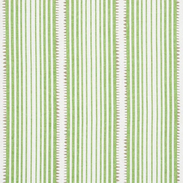 Schumacher X David Oliver Moncorvo Fabric in Leaf For Sale