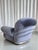 1960s Space Age Velvet and Chrome Chair by Adriano Piazzesi, Italy, 1960s For Sale - Image 5 of 17