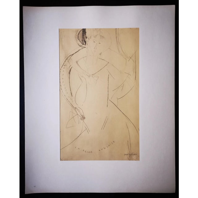 Amedeo Modigliani, La Belle Anglaise, 1959, Print For Sale - Image 9 of 12