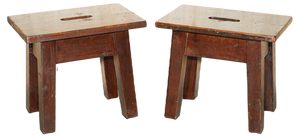 Set of Milking Stools, 1910s