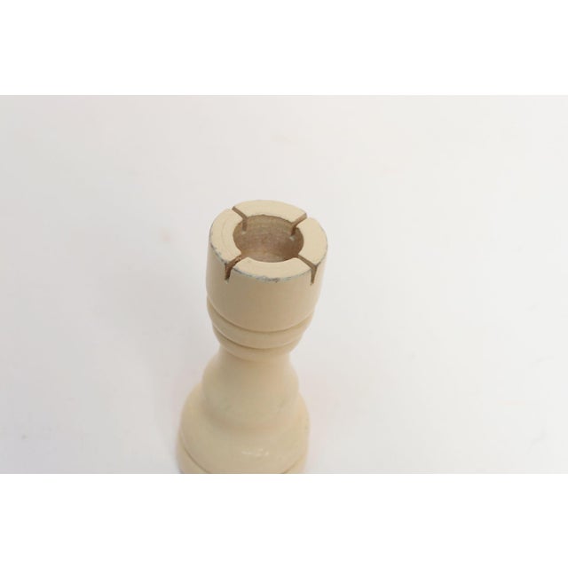 Vintage Folk Art l.l. Bean Wooden Chess Pieces - Complete Set 32 Pieces For Sale - Image 15 of 18