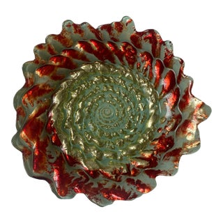 Vintage Mediterranean Art Glass Centrepiece/Bowl For Sale