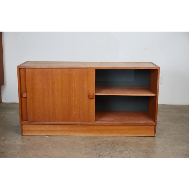 Wood 1960s Danish Teak Sideboard From Domino Møbler For Sale - Image 7 of 10