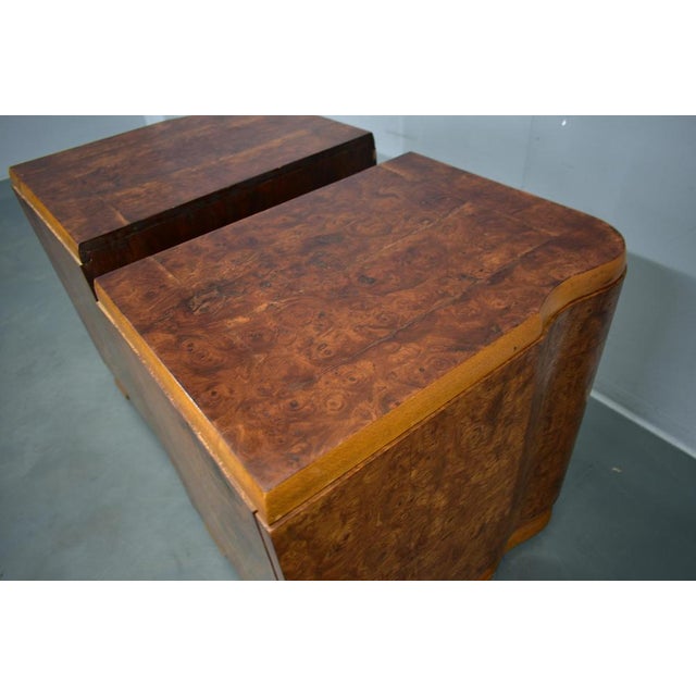 Art Deco Bedside Tables, Czechoslovakia, Set of 2 For Sale - Image 18 of 18
