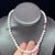 Akoya Pearl Necklace 14 Karat White Gold 7.5 mm Certified For Sale - Image 10 of 13