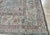 Traditional 6x9 Blue Rose Distressed Medallion Hand-Knotted Wool Rug For Sale - Image 3 of 6