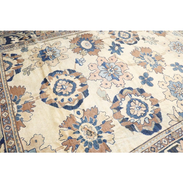 Early 20th Century Zabihi Collection Mahal Large Scale Rug - 9'4" x 12' For Sale In New York - Image 6 of 12