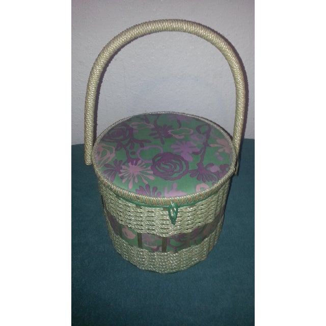 Vintage Singer Sewing Basket Chairish
