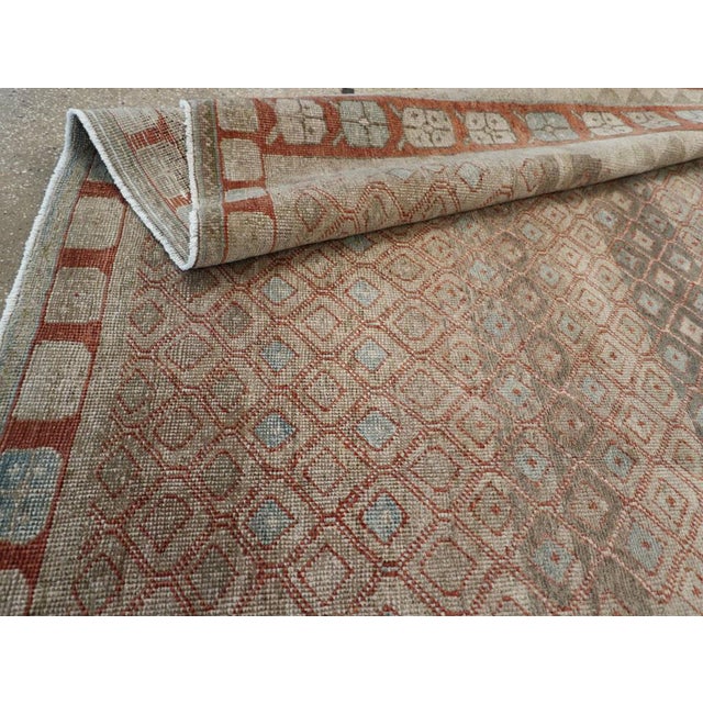 Aqua Galerie Shabab Collection Mid-20th Century Persian Veece Carpet For Sale - Image 8 of 8
