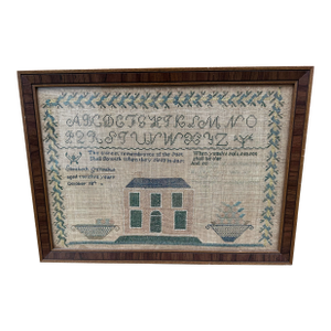 Vibrant Early 19th Century Schoolgirl Sampler