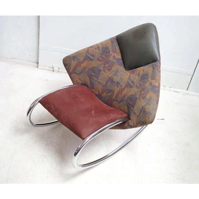 French Rocking Chair, 1970s For Sale - Image 9 of 10