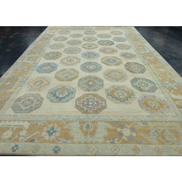 Turkish Oushak Rug 10'1" x 15'6" #18520 Explore a curated collection of hallway runners, wool rugs, and handmade...