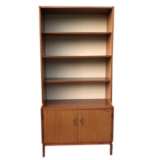 Bookshelf-Librarian with Veneer from Olsztyn Furniture Factory, 1970s For Sale