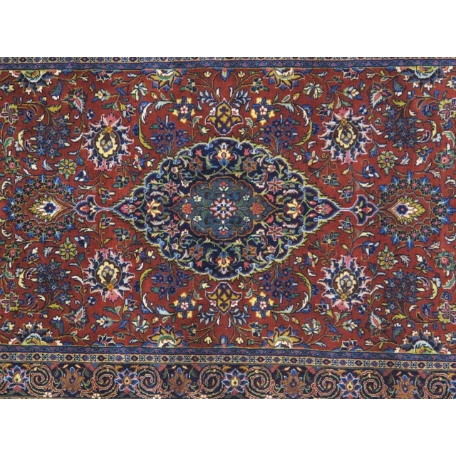 Persian 1980s Vintage Persian Sarouk Runner For Sale - Image 3 of 9
