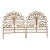 Vintage Boho Chic Peacock Style Rattan Twin Headboards - A Pair For Sale