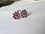 Modern Set in 18k White Gold, Emerald Cabochon, Carved Ruby & Diamonds Toi Et Moi Ring, Us Size 7 For Sale - Image 3 of 11